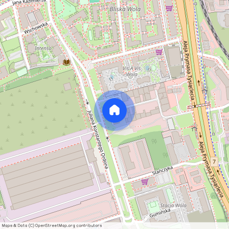 Warszawa, Wola, Juliana, Konstantego, Ordona