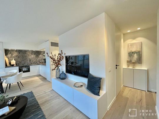 Gemeubelde penthouse met zijdelings zeezicht in Knokke. - Foto 1