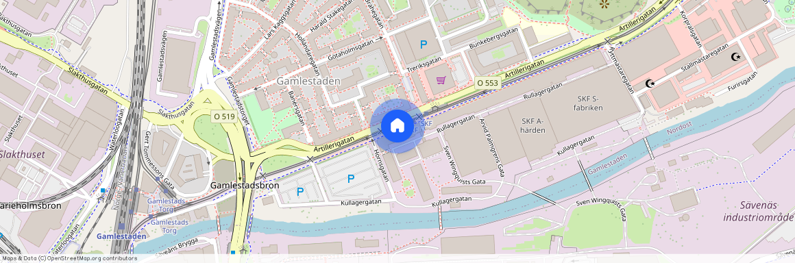 Artillerigatan 17. 1 rum & kö, Härnösand