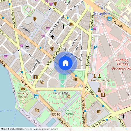 Διαλέττη 2-10, 546 21, Θεσσαλονίκη (546 21), Χανθ (Κέντρο Θεσσαλονίκης)