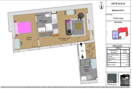 Location Appartement 2 pièces 41m² TOURS 37000 - Photo 5