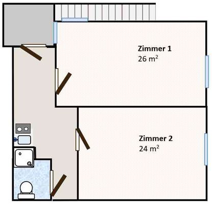 2.5 Zimmer, 60 m² - Photo 1