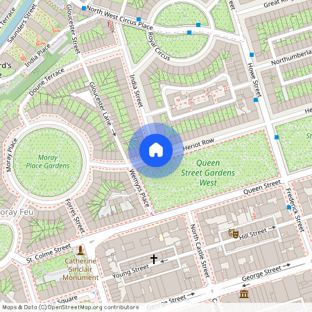 Heriot Row, Edinburgh, Midlothian, EH3