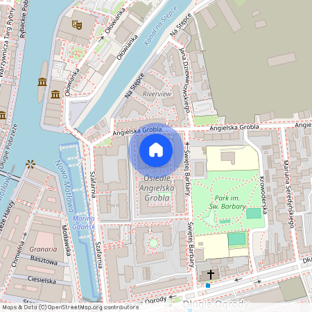 ul. Angielska Grobla, Śródmieście, Gdańsk, pomorskie