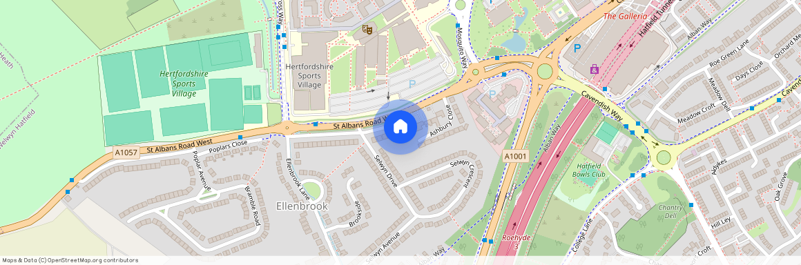 St. Albans Road West, Hatfield AL10