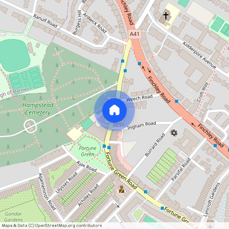 Fortune Green Road London NW6, London, NW6