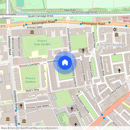 Ennismore Gardens, London