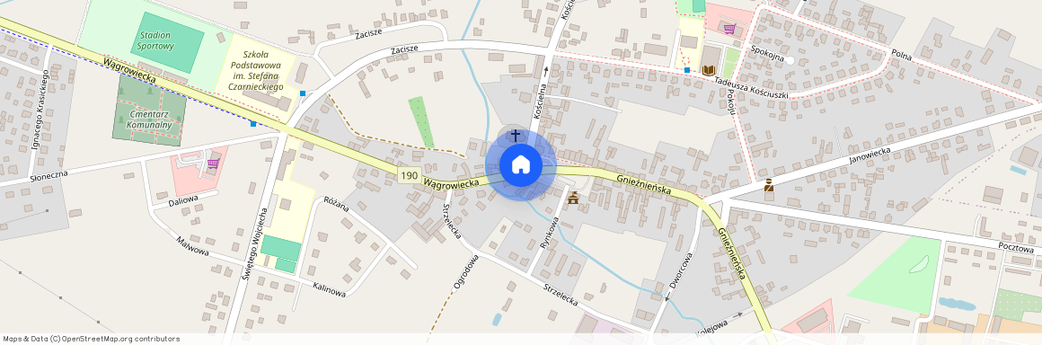 Pocztowa, wielkopolskie, wągrowiecki, Mieścisko, Mieścisko