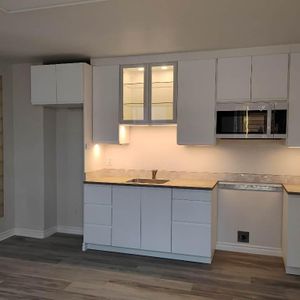 À louer 4 et demi entièrement rénové avec thermopompe, deux chambres fermées quartier tranquille - Photo 2