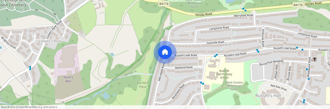 Merryfield Road, Russells Hall, Dudley