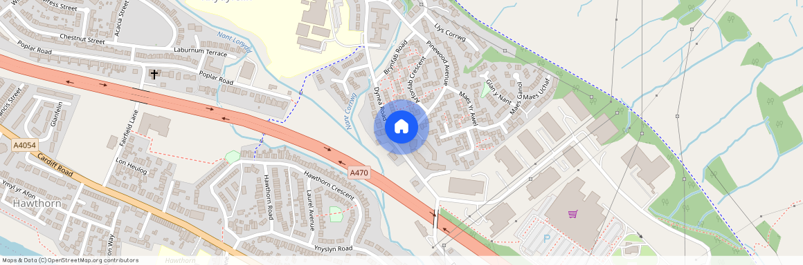 Pinewood Flats, Rhydyfelin