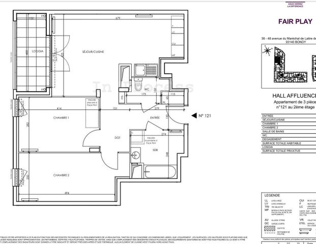 location Appartement T3 DE 65.05m² À BONDY - Photo 1