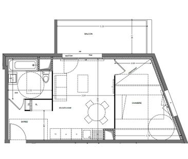 Location Appartement 2 pièces 40m² GRENOBLE 38100 - Photo 4