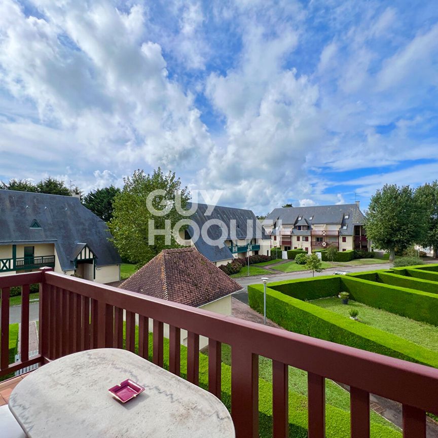 À louer : Charmant studio meublé avec balcon et parking à Tourgéville - Photo 1