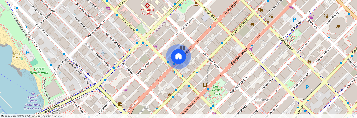 google map, Vancouver, Vancouver, Metro Vancouver, V6Z 2X4