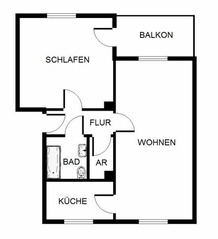 Stop! Interessante 2,5-Zimmer-Wohnung - Foto 2