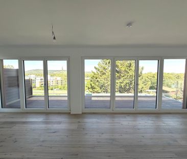 Traumhafter Donau-Blick – Moderne 2-Zimmer-Wohnung mit großer Terrasse - Photo 2