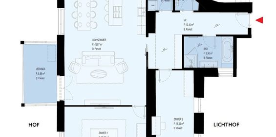 ERSTBEZUG NACH SANIERUNG | TOPLAGE NÄHE THERESIANUM | EXKLUSIVE, KLIMATISIERTE 3 ZIMMER | GARTENSEITIGER BALKON | U-BAHN-NÄHE - Photo 3
