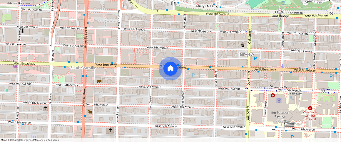 google map, Vancouver, Vancouver, Metro Vancouver, V6H