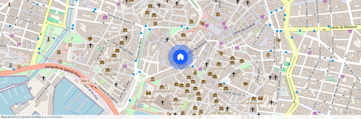 18 Carrer de Sant Domingo, Palma de Mallorca, Balearic Islands 07001, Palma-De-Mallorca