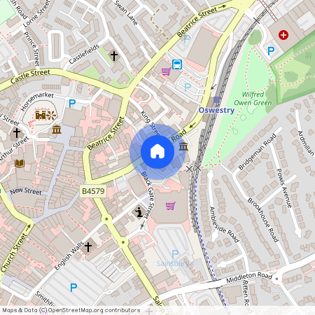 Flat 6, 26 Oswald Road, Oswestry, Shropshire, SY11 1RE