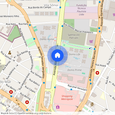 Avenida Aldino Pinotti, Centro, São Bernardo do Campo - SP, 09750-000, Brazil