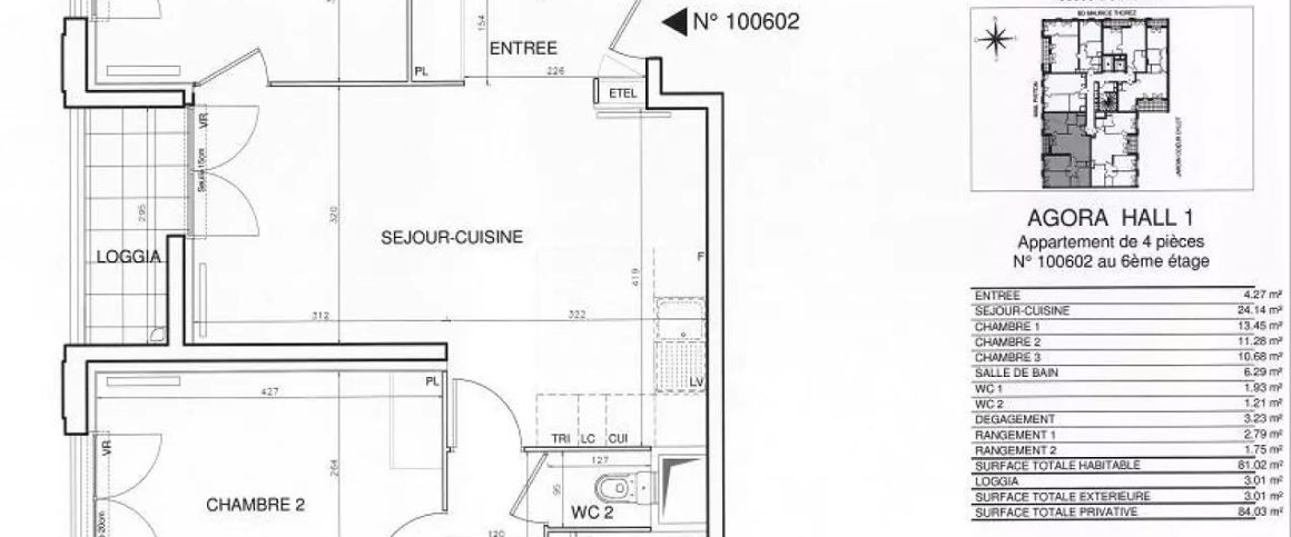 location Appartement T4 DE 80.8m² À BOBIGNY - Photo 1