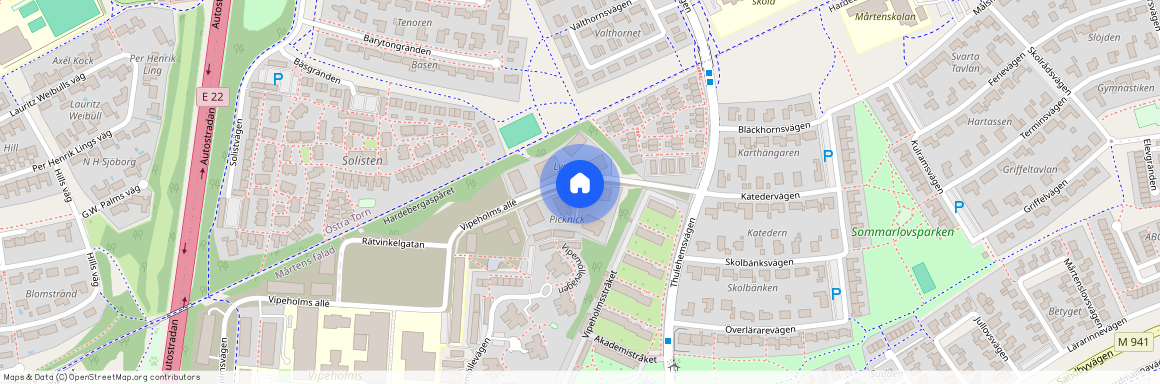 Lund, Vipeholms allé, 8 A, 22466