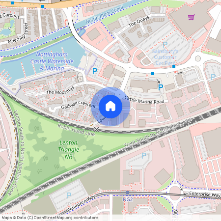 Avocet Wharf, Castle Marina, Castle Marina, Nottingham, NG7