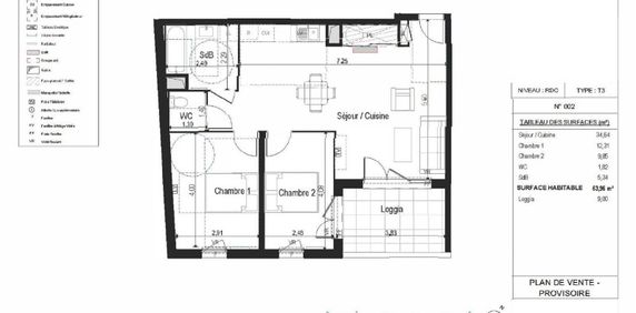 Location Appartement 3 pièces 63m² AGDE 34300 - Photo 2