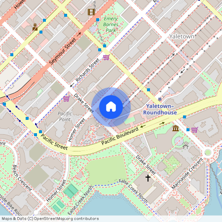 Yaletown, 510 - 1275 Hamilton Street, Vancouver West