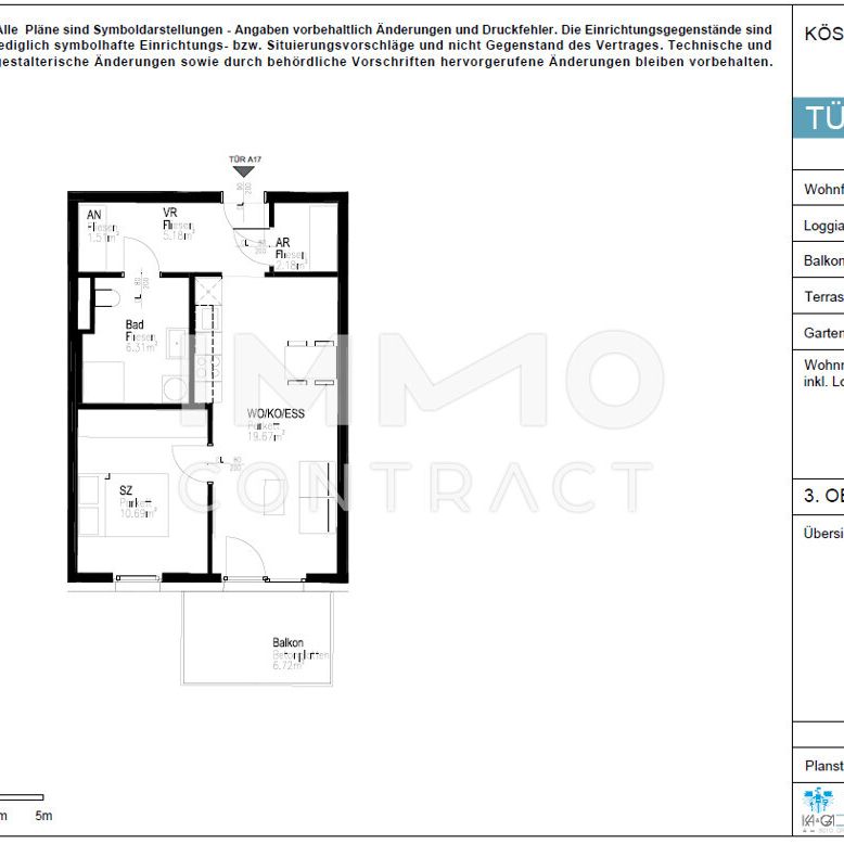CITY SUITES GRAZ: geförderte 2 Zimmer-Wohnung mit Balkon in zentraler Lage - Köstenbaumgasse 1 - Top A17 - Photo 1