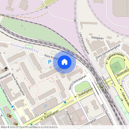 Stora Esplanadgatan 25 A, Centralt Norr