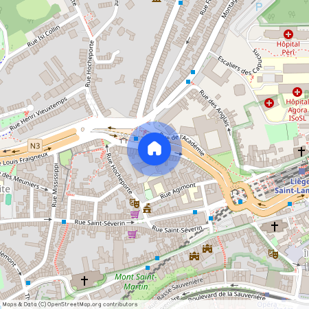 Rue De L'académie, 55, 001, 4000, Liège