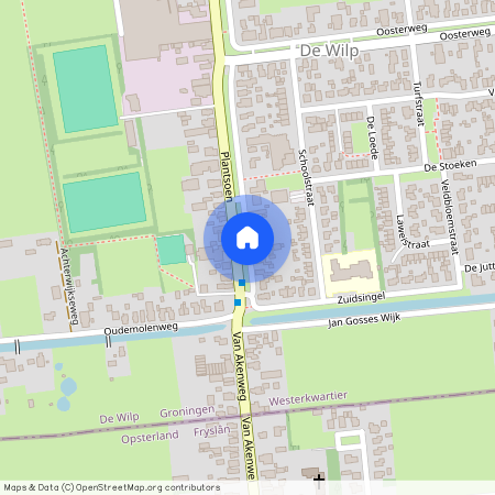 De Wilp (gedeeltelijk), 9367 PK, Plantsoen, De Wilp