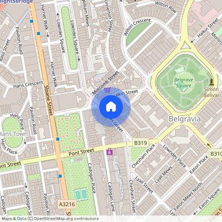 Bolebec House, Lowndes Street, London