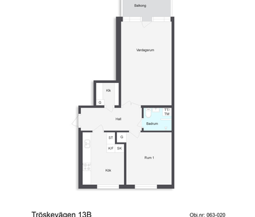 Tröskevägen 13B, Eslöv Centrum - Foto 3