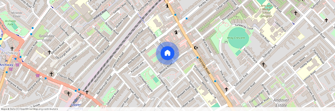 Marlborough Road, Archway, London, N19