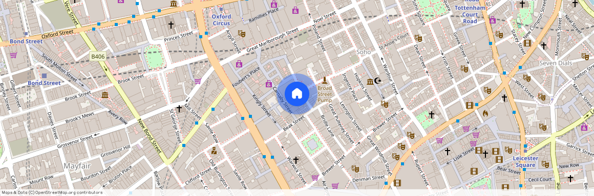Marshall Street, Soho, W1F