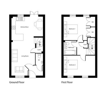 2 bedroom house to rent - Photo 1
