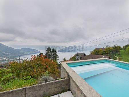 Exklusives 5.5-Zimmer-Doppelhaus mit beheizbarem Pool, Hot Tub und Panoramablick auf den Vierwaldstättersee - Foto 2