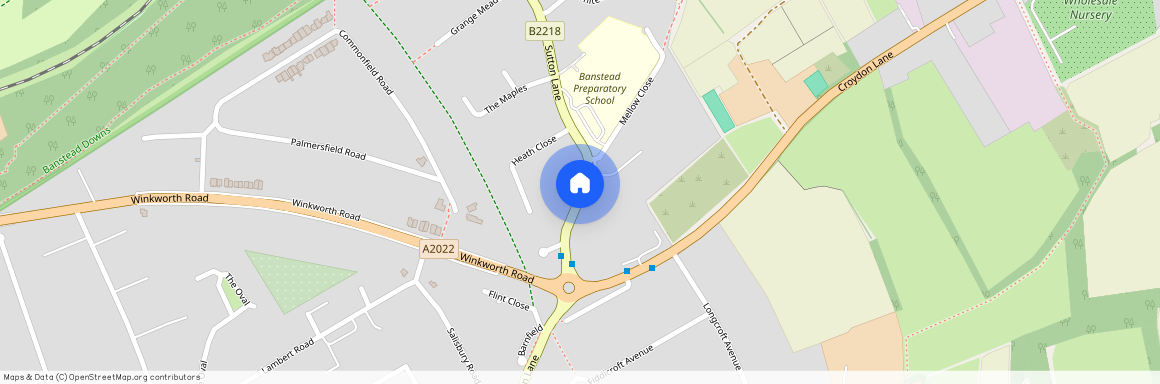 Sutton Lane, Banstead, Surrey, SM7