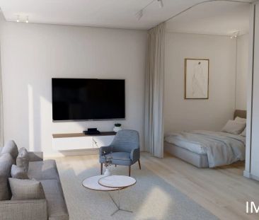 Pas gerenoveerde studio met aparte slaaphoek en ruim terras - Foto 3