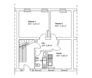 Freundliche 2 ZKB im Wesertor! - Photo 1
