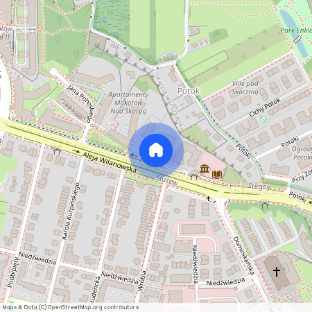 Aleja Wilanowska 208, Ksawerów, Mokotów, Warszawa, mazowieckie