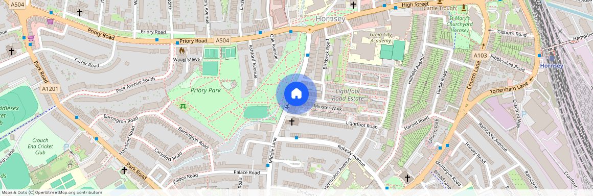 Middle Lane, Crouch End, London