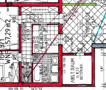 Reihenhaus-ähnliche 2-Zimmer-Erdgeschosswohnung mit Terrasse in Kle... - Foto 6