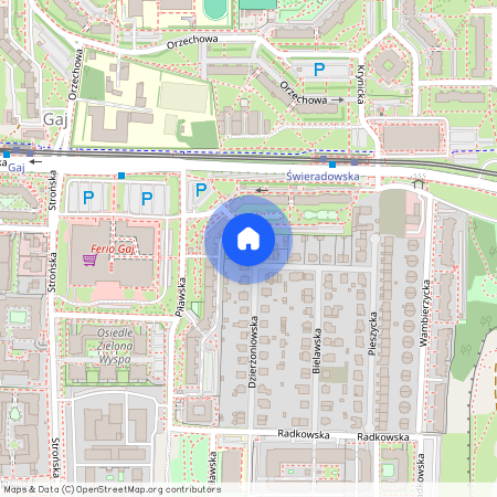 ul. Dzierżoniowska, Gaj, Krzyki, Wrocław, dolnośląskie