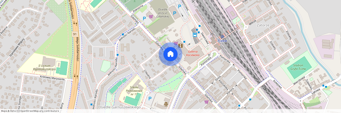 ul. Gdańska, Tczew, tczewski, pomorskie