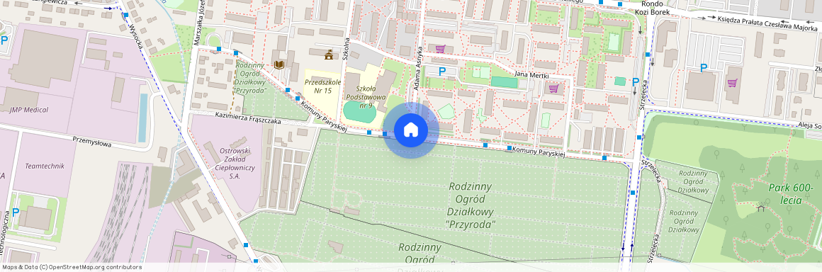 ul. Komuny Paryskiej, Ostrów Wielkopolski, ostrowski, wielkopolskie